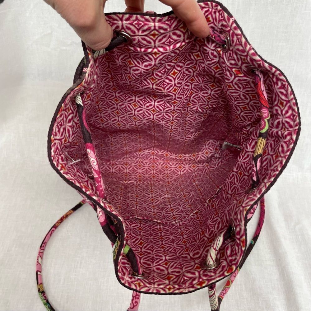 Vera Bradley Mod Floradraw String Backpack - image 8